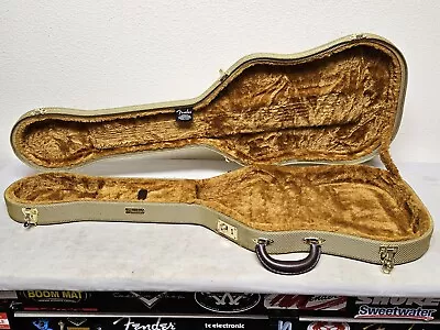 Used Fender Tweed Telecaster Thermometer HARDSHELL CASE For Tele Electric Guitar • $148.50