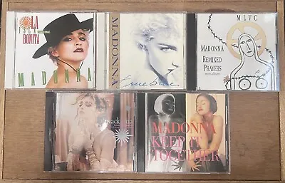 Madonna Japan 5CD Set Remixed Prayers True Blue Keep It Together La Isla • $80