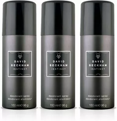 David Beckham Instinct Black Bottle Anti-Perspirant Deodorant Body Spray 150ml • £8.99