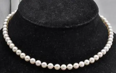 Vintage Salt Water Cultured PEARL 17  No Clasp Ready To String Necklace 17.2  • $125