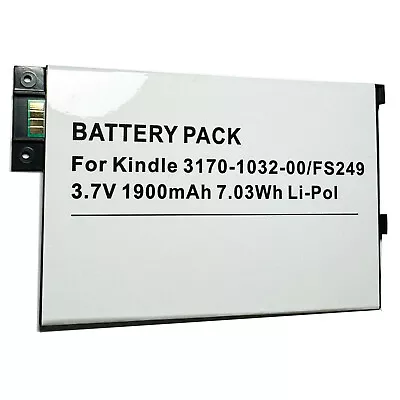 Battery For Amazon Kindle 3 WiFi EBook Portable 3rd Generation CS-ABD003SL • $14.49