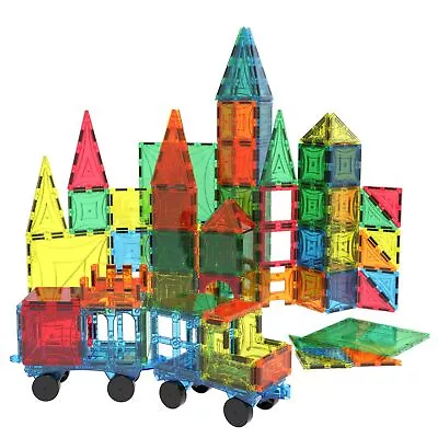 Magnet Tiles NEW 2020 Mag-Genius Magna Award Winning Building Magnetic Toy 108pc • $56.99
