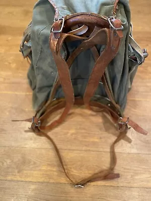 Vintage WWll Eastern European Army Military Backpack Rucksack W/A-Frame • $125