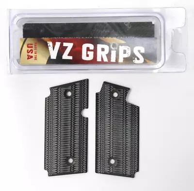 VZ Grips Sig P238 Gator Back Textured Grip Panels Black & Gray W/o Screws NOS • $44.95