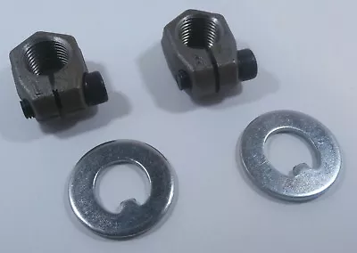 $18.20 • Buy Front Spindle Nut & Washer Set Left & Right PAIR Axle Clamping Nuts VW T1 Bug 