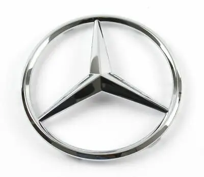 Chrome Radiator Grill Emblem Star Badge For Mercedes R ML GL CL C Class 186mm • $36.29