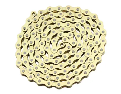 YBN Bicycle Chain Single Speed 1/2  X 1/8  Gold Dragster Lowrider Bicycle Bike • $30