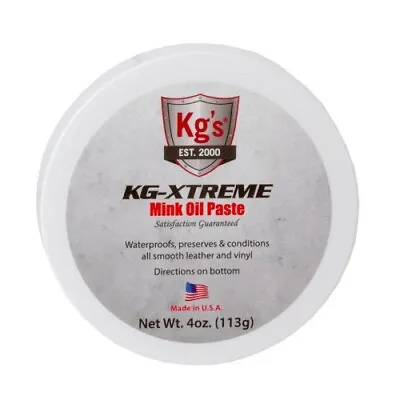 Kg's Boot Guard Waterproof Mink Oil Leather Protector Conditioner Paste 4 Oz • $14.93