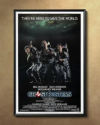 $17.98 • Buy Ghostbusters Bill Murray 1984 Movie Poster 24 X36  Borderless Glossy 8420
