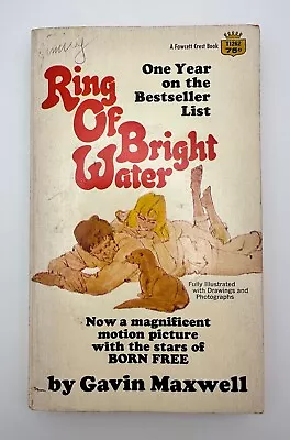 1961 Ring Of Bright Water By Gavin Maxwell Vintage Soft Cover Book • $9.99