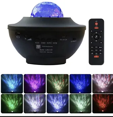 Galaxy Light Projector Star Night Light With Bluetooth Speaker Music Rhythm R • $25