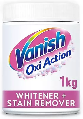 Vanish Oxi Action Whitener And Stain Remover Powder For Whites 1kg Pack Of 1 | • £7.24