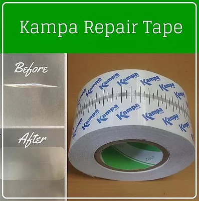 Kampa Repair Tape Patch Kit For Gazebo Tent Canopy Awning Marquee Fabric Clear • £2.99