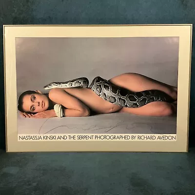 Vintage Photo Poster  Nastassja Kinski & The Serpent  Signed By Richard Avedon • $740