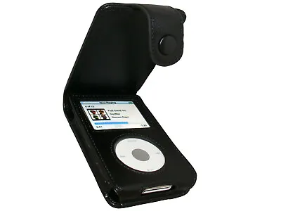 Black Leather Case Cover For Apple IPod Classic 80gb 120gb 160gb 6th Generation • $24.41