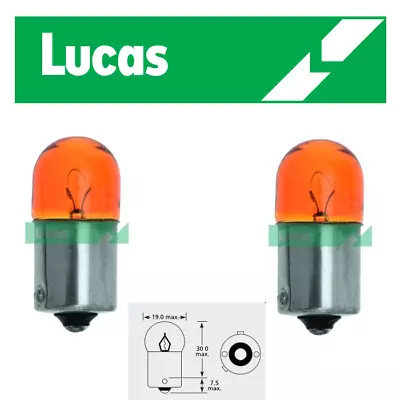 Lucas - 12v 10w BAU15s SCC - 245A - Amber - Indicator Light Bulb - LLB245A X2 • £3.95