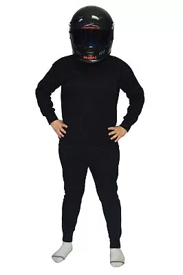 Sfi 3.3 Underclothing Racing Fire Underwear 2 Piece Top & Bottom Black 2x • $124.99