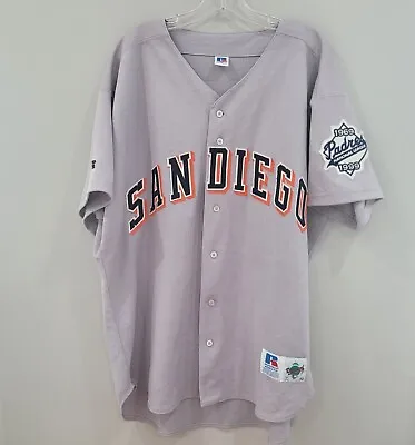 Rare Vintage 1999 Russell Diamond Authentic San Diego Padres Jersey Mens 52 2XL • $249.99