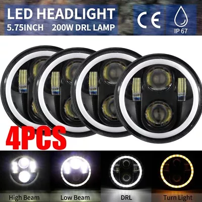 4pc 5.75  LED Headlights High Low DRL H5001 H5006 For Buick Electra Wildcat • $139.99