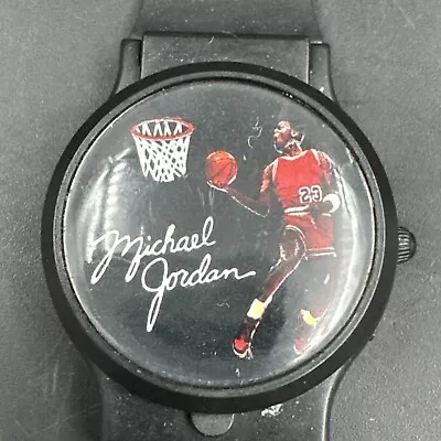 Vintage 90s Wilson Michael Jordan Digital Wristwatch Watch Men 23 Bulls Chicago • $31.49