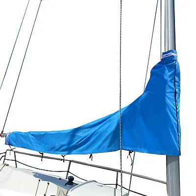 SavvyCraft Waterproof Sailboat Mainsail Boom Cover UV Protection Mainsail Covers • $129.99