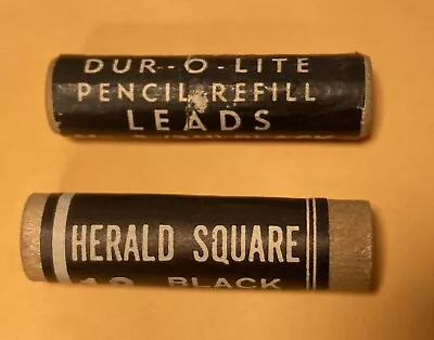 Vintage/Antique Herald Square NOS & Dur-O-Lite  Mech. Pencil Wood Tube Lead Lot • $18