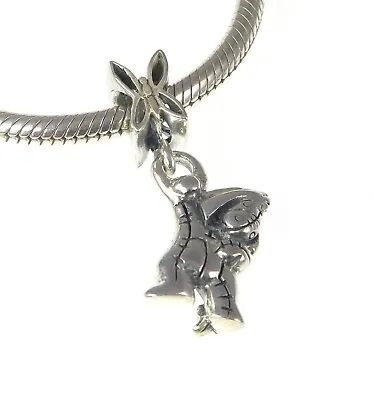 CHAMILIA 925 Sterling Silver EEYORE ON BUTTERFLY BAIL Charm Bracelet Bead • £29.99