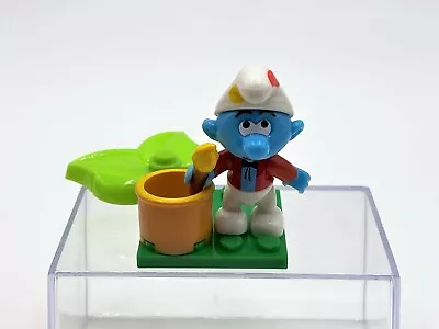 Mega Bloks 10757 The Smurfs Painter Smurf Figure Blind Bag Mystery Bag Loose • $5