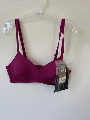  Amoena Women's Maldives Wire-Free Pocketed Mastectomy Bikini Top Magenta 8B • $33