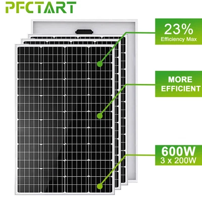 £359.58 • Buy 600W 12V Solar Panel Monocrystalline Off Grid Solar Panels Caravan Boat Car RV