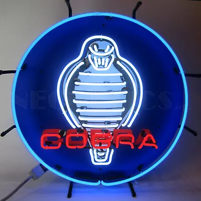 Ford Cobra Super Snake Neon Sign 24 X24 Neon Light Sign With HD Vivid Printing • $358.51