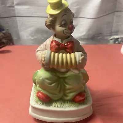 Vintage Waco Melody In Motion Willie Hobo Clown Animated Music Box Que Sera Sera • $33