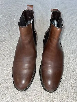 Tan Leather Chelsea Boots Size 5. Marks & Spencer. • £6.99