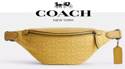 Coach Charter Belt Bag In Micro Signature Jacquard CM373 Fanny Pack • $167