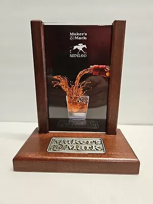 Makers Marks Legendary Bourbon Keenland Wood Table Display Pre-owned • $75