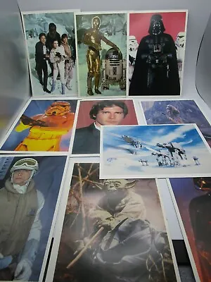 Lot Of 10 1980 The Empire Strikes Back Topps 5  X 7  Photo Cards Star Wars • $14.99