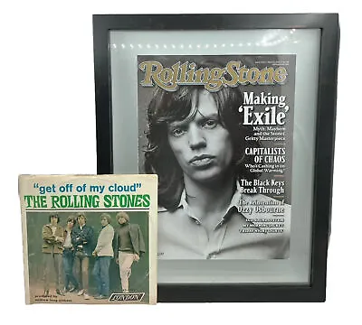 Rolling Stones 45 - Get Off Of My Cloud & 12”x15” Framed May 27 2010 RS Cover • $43.99