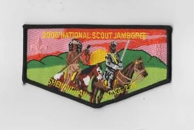 OA Shenandoah Lodge 258 2005 National Scout Jamboree Flap BLK Bdr. SJAC 763 [KY • $9.95