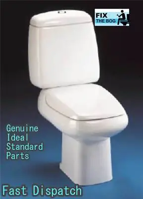 Ideal Standard Genuine ACCENT Seat And Cover Normal Close Hinge WHITE • £313.43