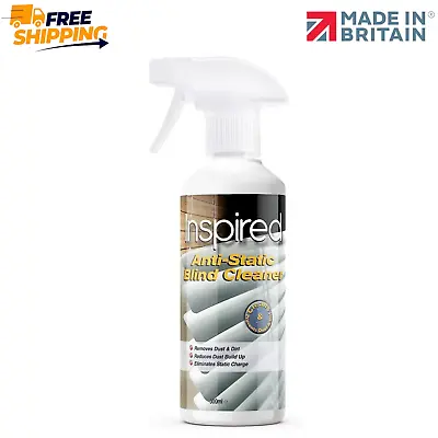 Inspired Anti-static Venetian Blind Cleaner Spray-for Window Dust Cleaner-500ml • £9.49