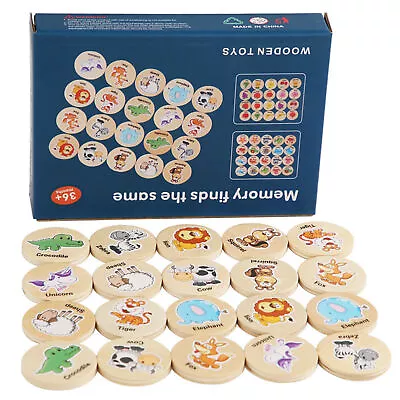 Memory Game Card Matching Game Board Memory Match Game For Kids 4-8 • $12.23