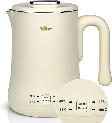 Bear 4-temperature Adjustable 0.6 Litre Electric Kettle 500W Mini Travel Water • £29.32