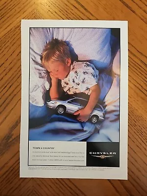 Vintage Chrysler Magazine Print Ad 2001 Town & Country • $9.99