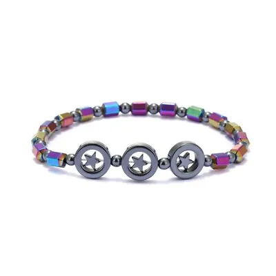 Magnetic Healing Therapy Arthritis Hematite Anklet Bracelet Healthy Weight Loss • £2.95