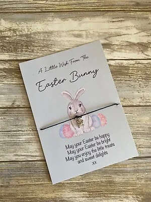 Easter Gift For Kids Egg Hunt Prize Wish Bracelet Party Favour Happy Easter Card • £3.99