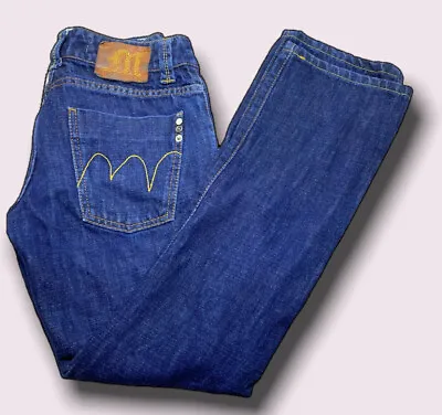 $12.58 • Buy MET Laundry Project Dark Wash Low Rise Denim Straight Womens Jeans Sz 25 09-205