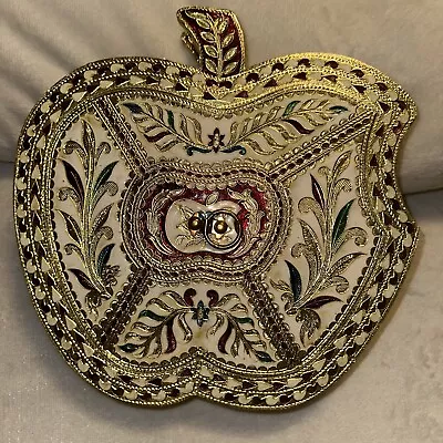 Jewelry Box Apple Shape Meenakari • $20