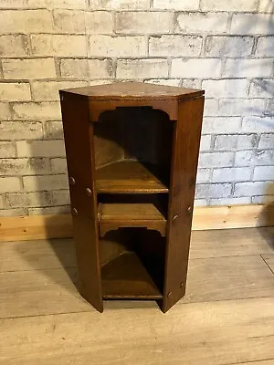 Small Oak Corner Unit • £15