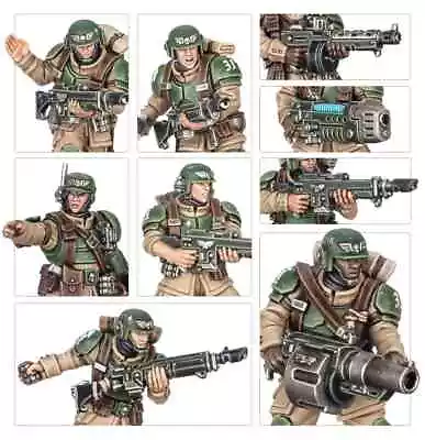 Cadian Shock Troops Infantry Squad Veterans X10 40K Astra Militarum New On Sprue • £26.99