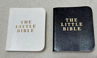 2 Vintage Miniature Books The Little Bible David C Cook Publishing Elgin IL USA • $16.99